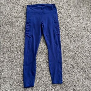 Fabletics Blue Full Length Powerhold Leggings